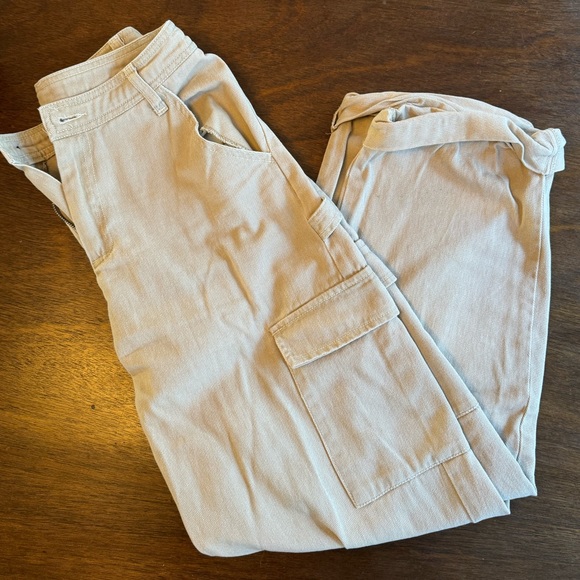 Sandy Liang Pants - Sandy Liang x Target mid rise straight leg cargo pants size 0